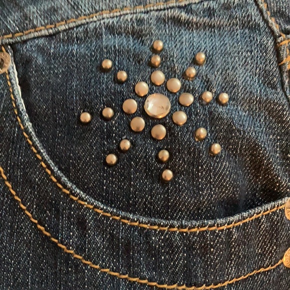 Jordache Mini Embellished Jean Skirt Size 9/10 - Picture 8 of 8